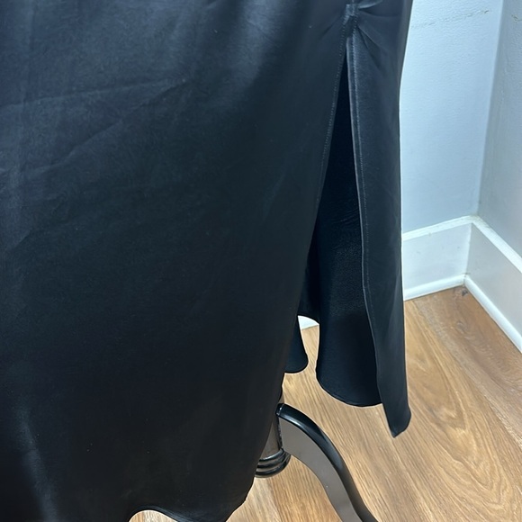 Zara Satin Slip Dress in Black Sz M LBD/ NYE✨ - Picture 9 of 16
